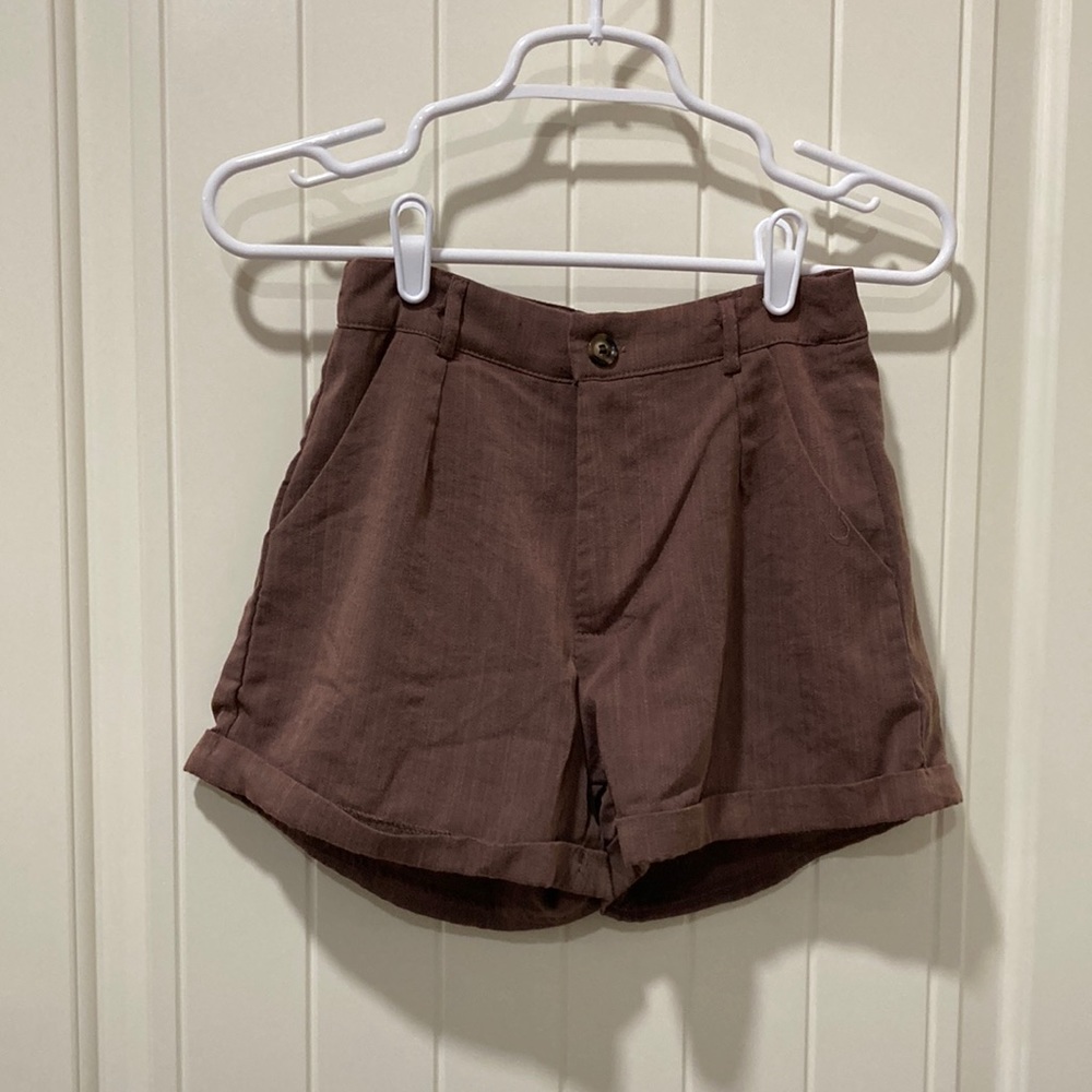 xxs linen shorts